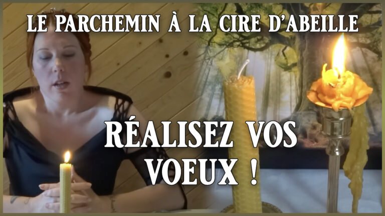 Réalisez vos voeux avec le parchemin à la cire d&rsquo;abeille