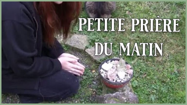Ma prière du matin