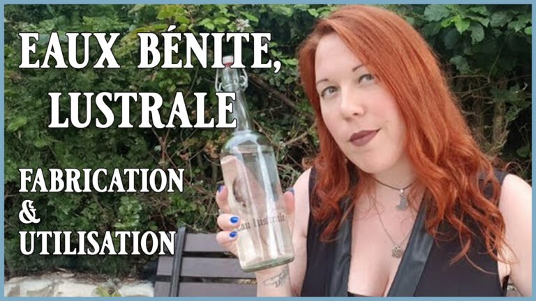 Eau lustrale, bénite, fabrication, utilisation