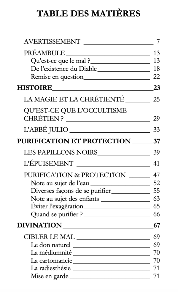 Conjurer le mal