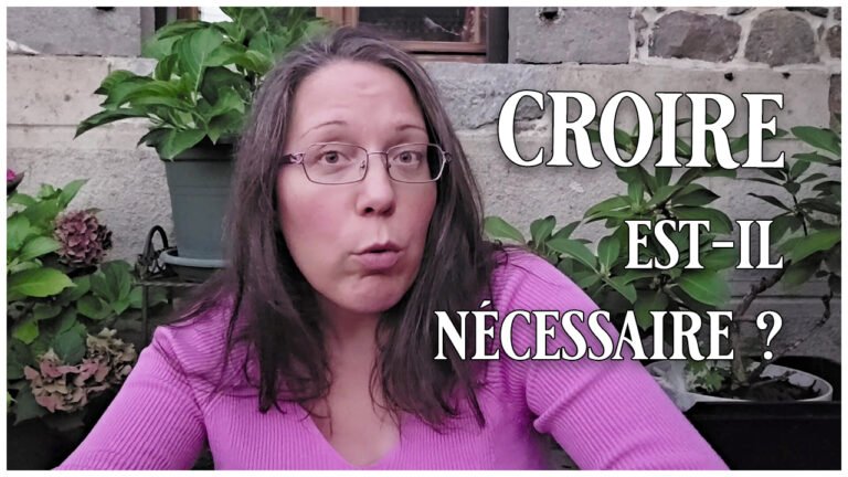 Croire est-il nécessaire ?